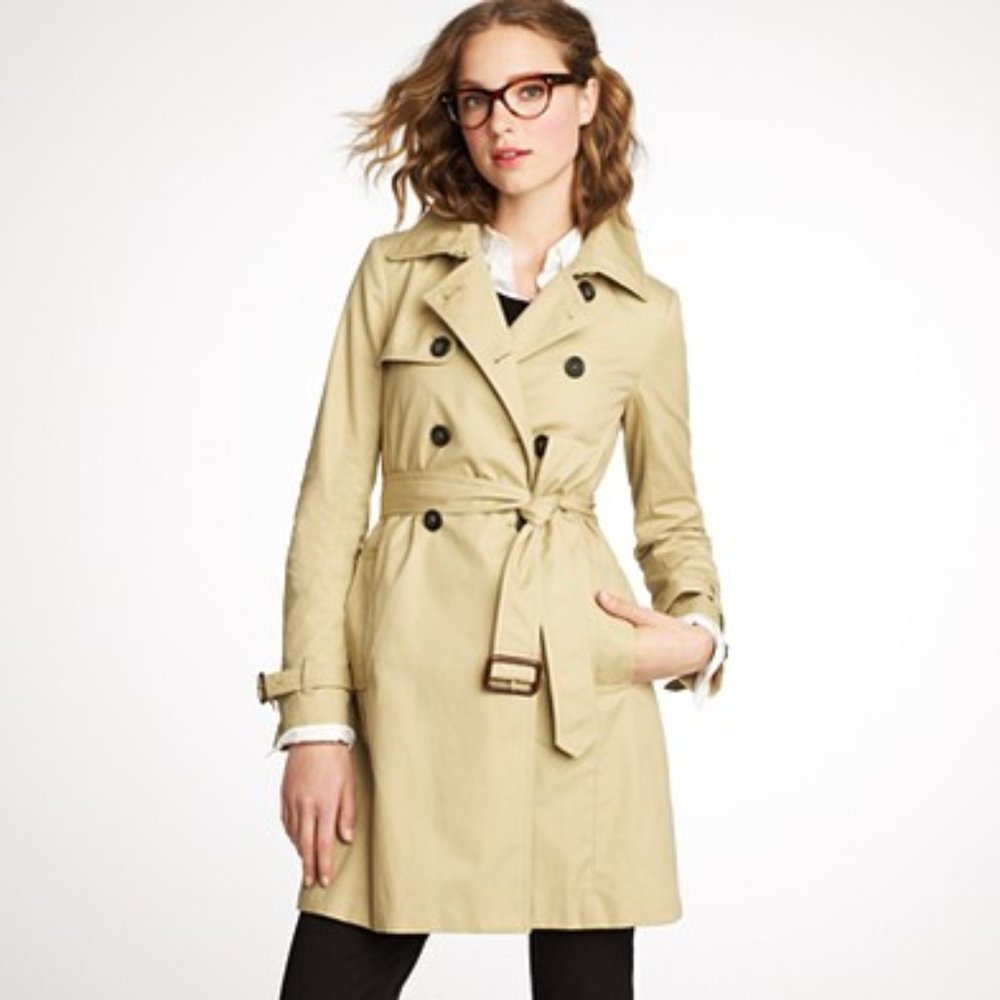 J. Crew Icon Trench Coat Light Khaki